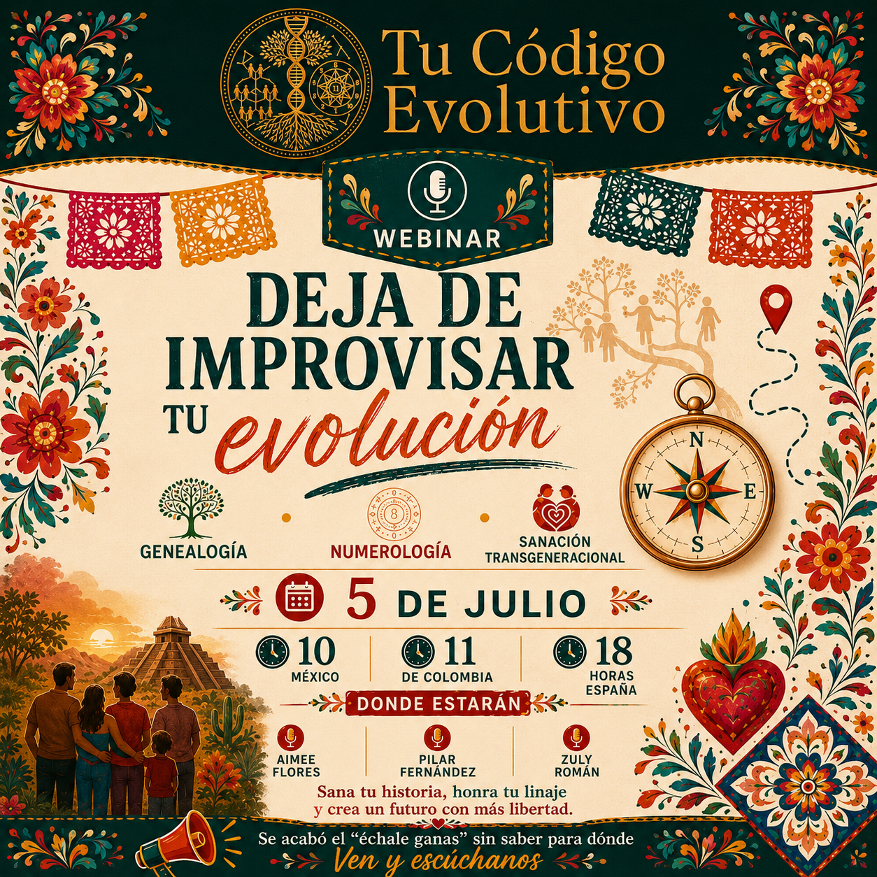 Webinar Deja de improvisar tu evolución
