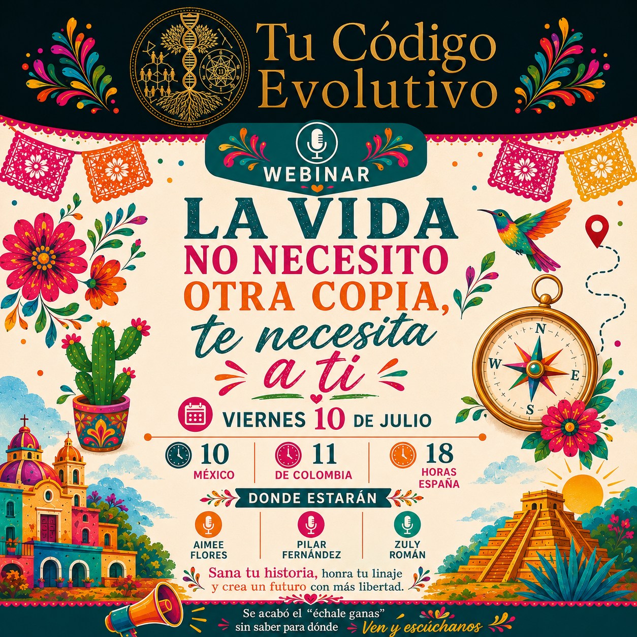 Webinar La vida no necesita otra copia, te necesita a ti